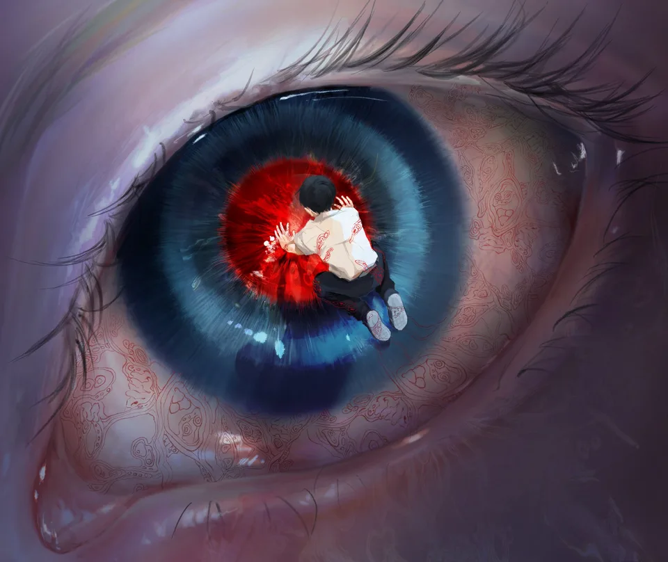 The Summer Hikaru Died · eyes · anime boys · two men