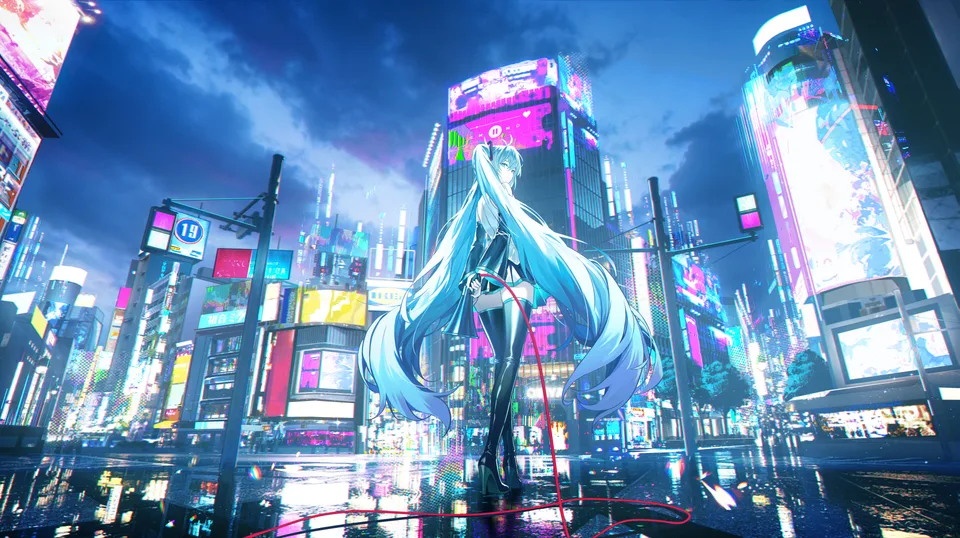 m_ogamikawa · Vocaloid · Hatsune Miku · anime girls