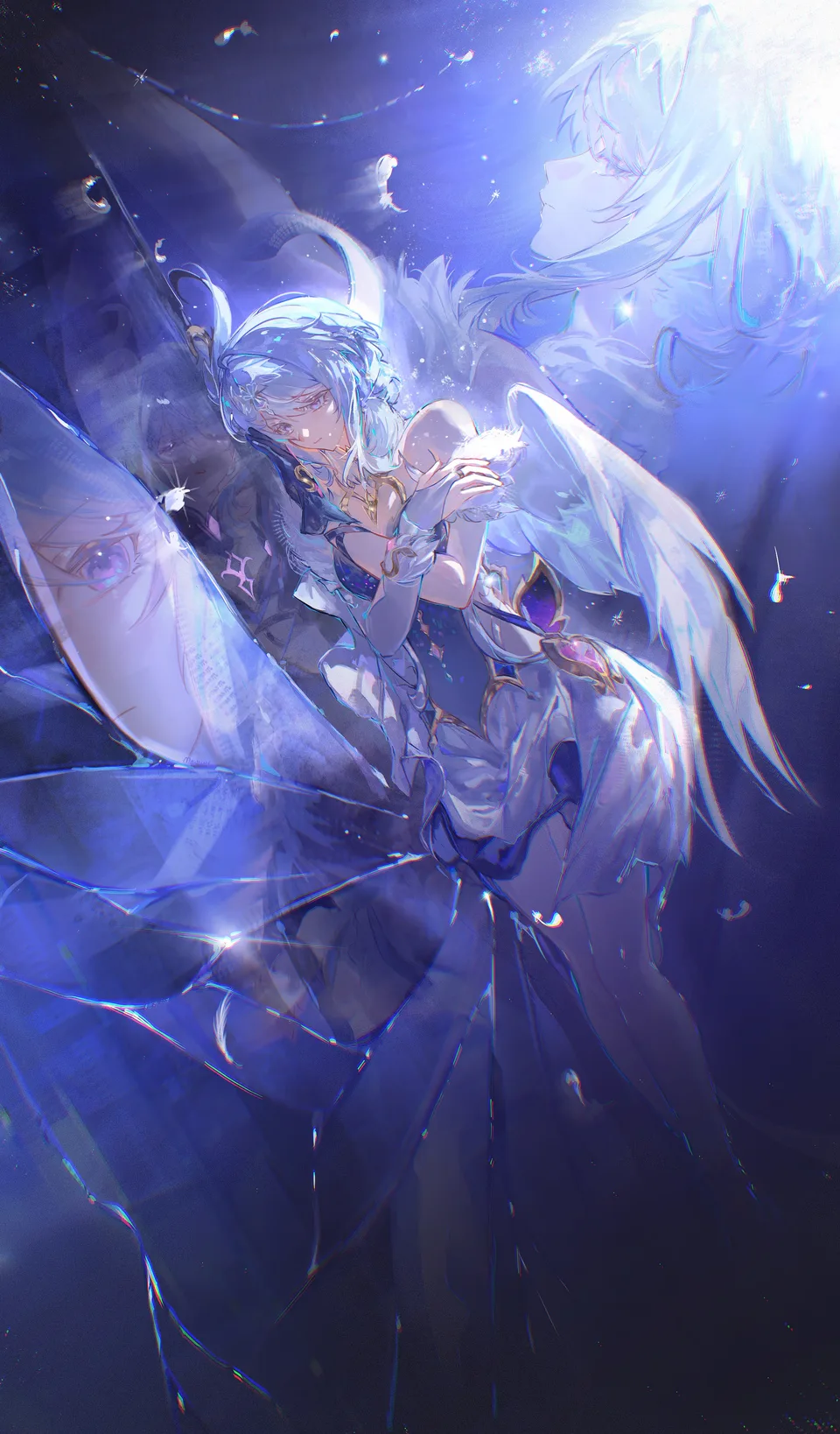 Genshin Impact · Odette (Genshin Impact) · maowvi7 · portrait display