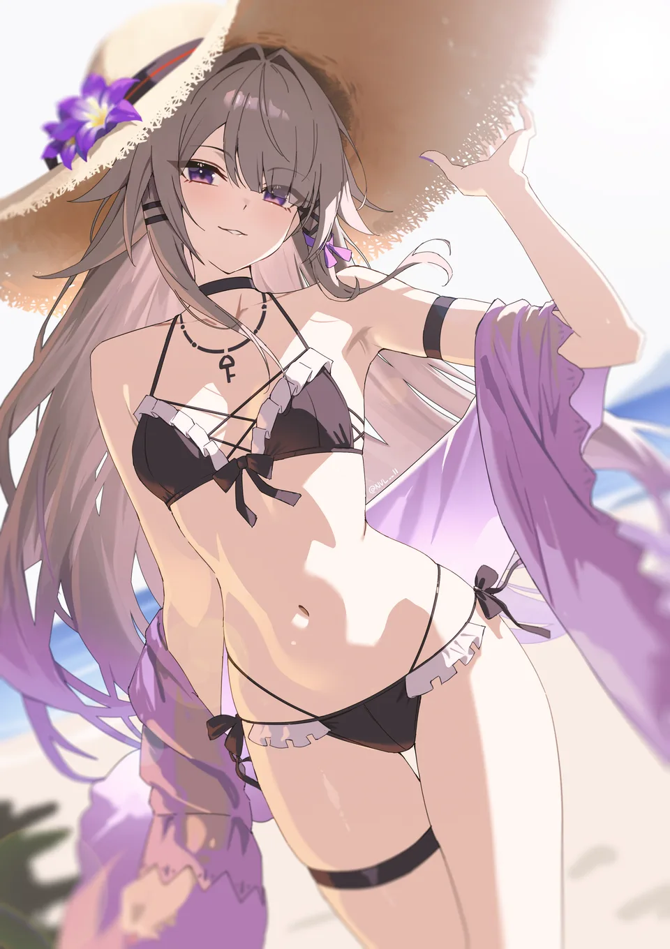 Herta (Honkai: Star Rail) · Honkai: Star Rail · armpits · bikini
