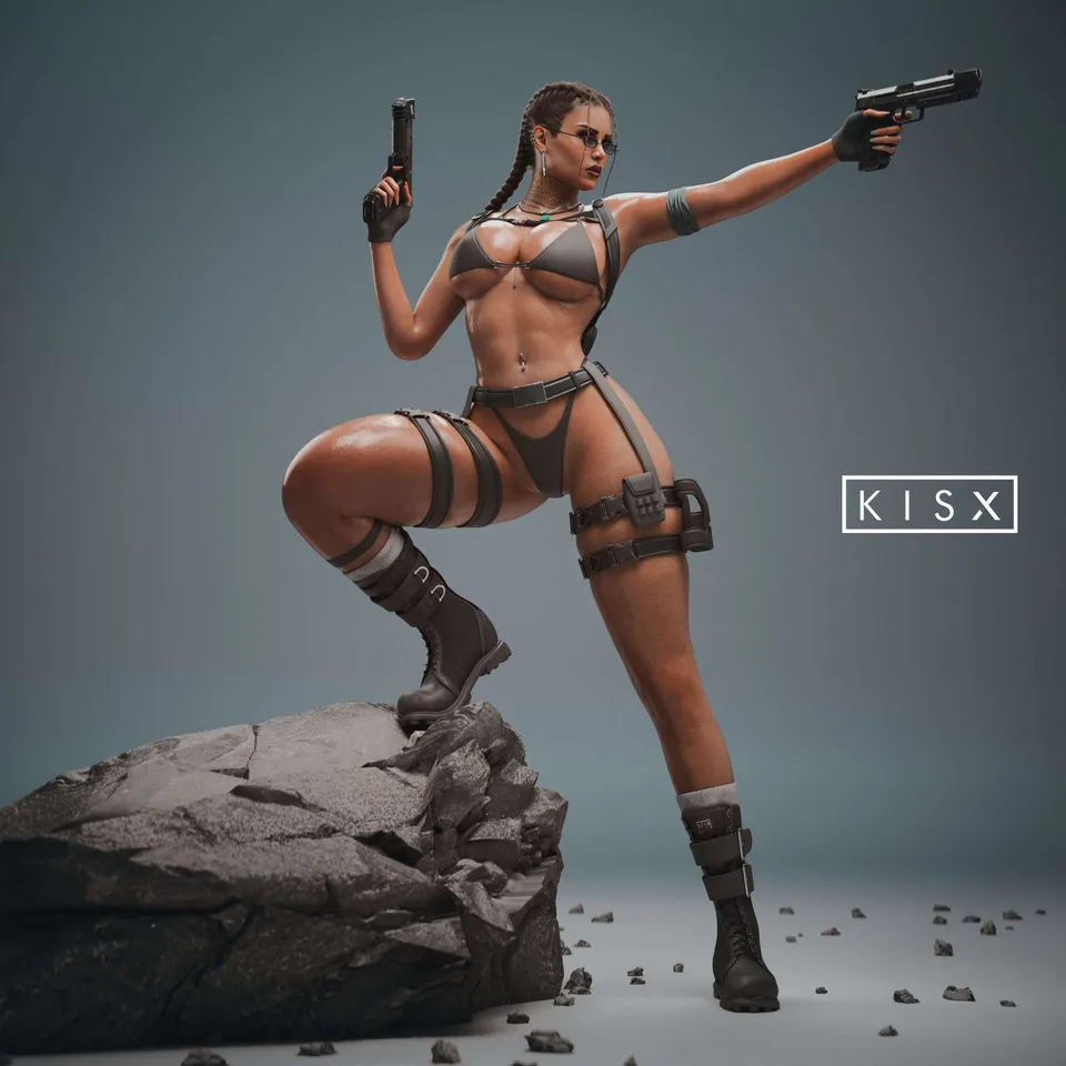 Tomb Raider · thigh strap · thick thigh · video games