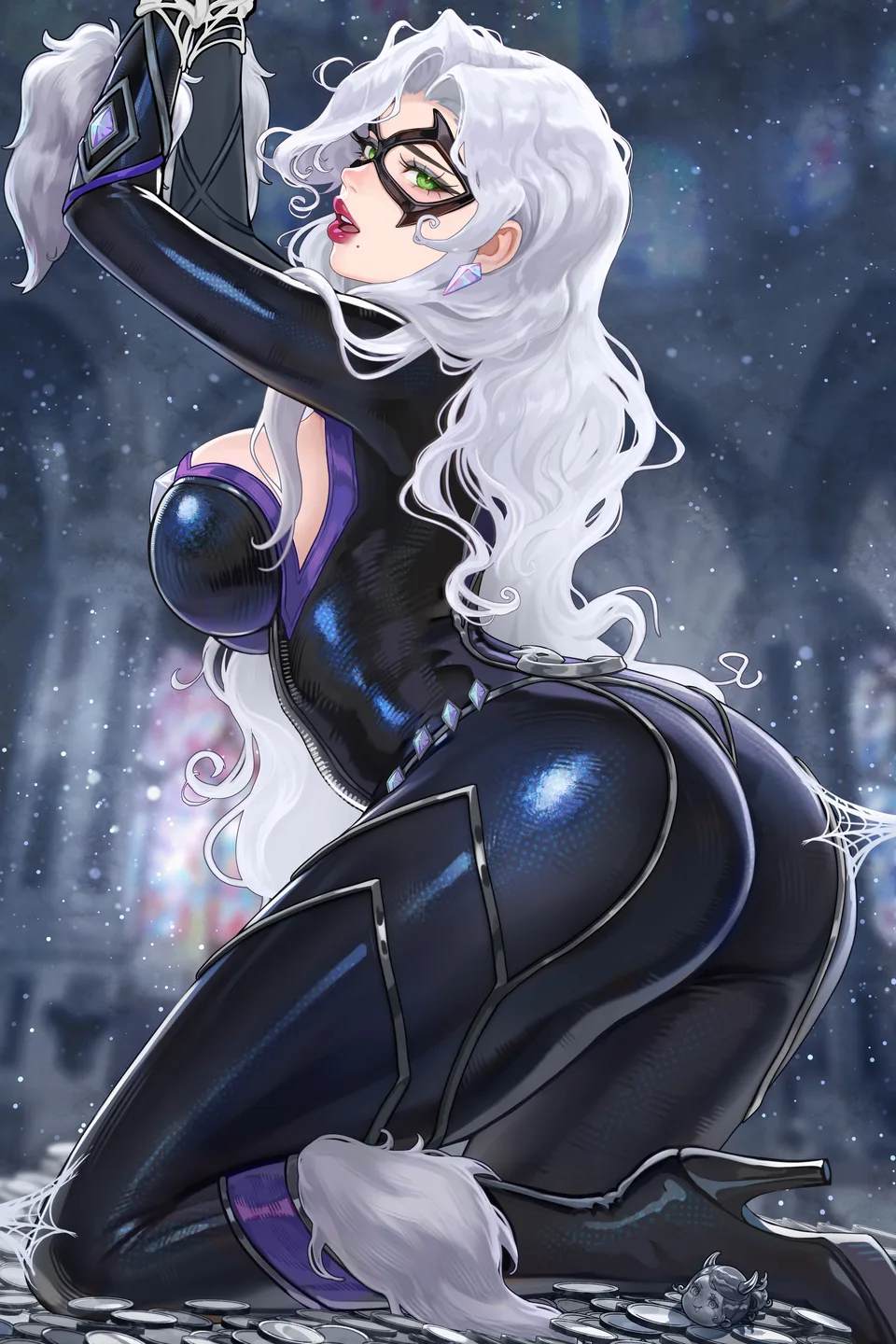 Black Cat (Marvel) · Marvel character · Marvel Comics · white hair