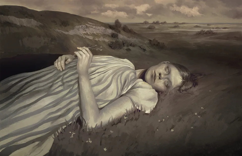 Daria Speshilova · women · pale eyes · ghost