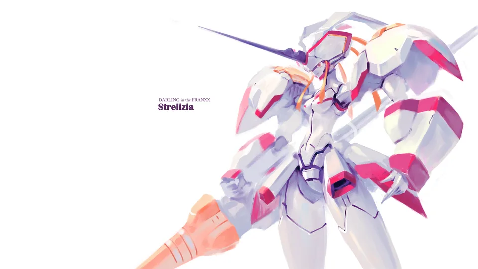 Zero Two (Darling in the FranXX) · Strelitzia Apus · weapon · anime