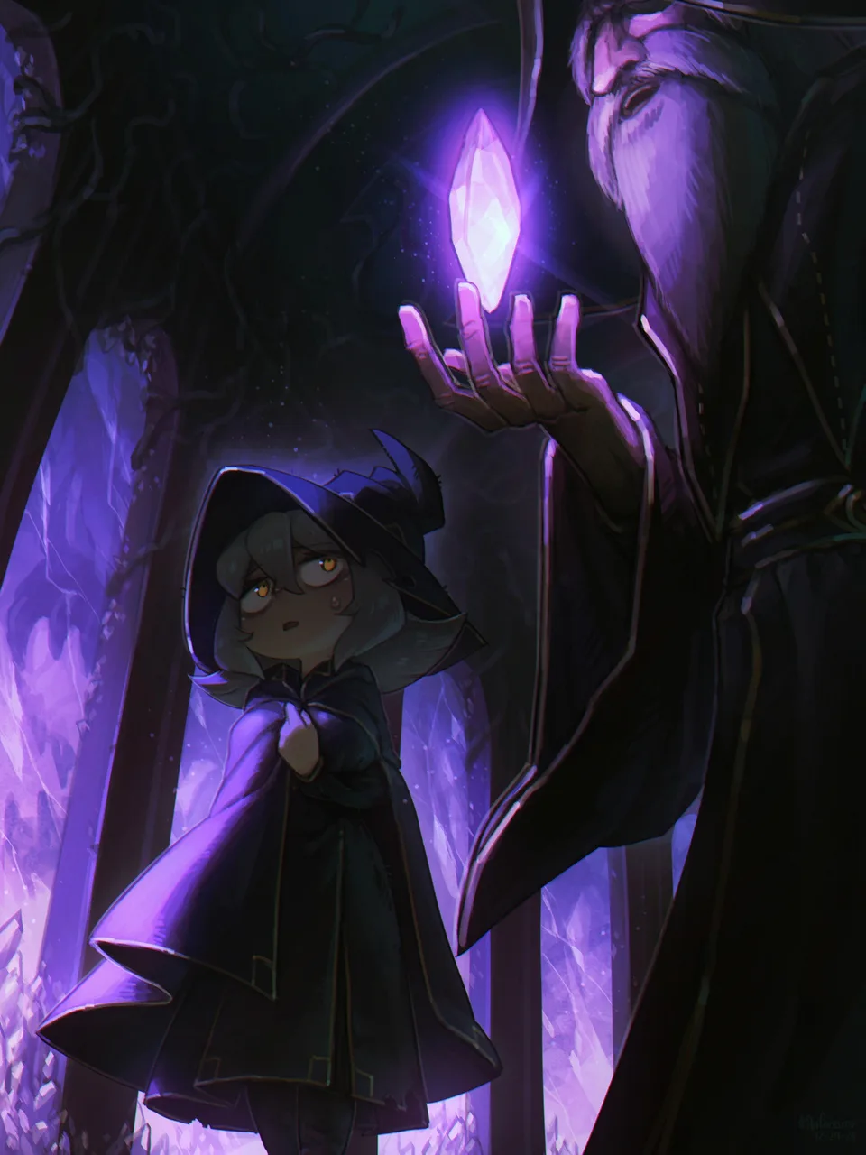 Porforever · fantasy art · original characters · digital art
