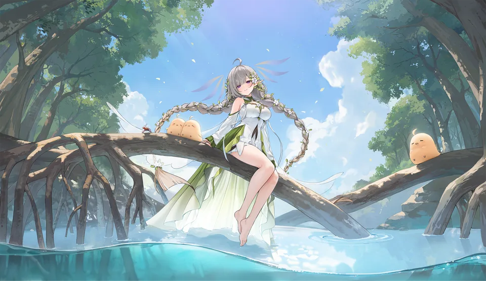 Azur Lane · closed mouth · video game girls · centered