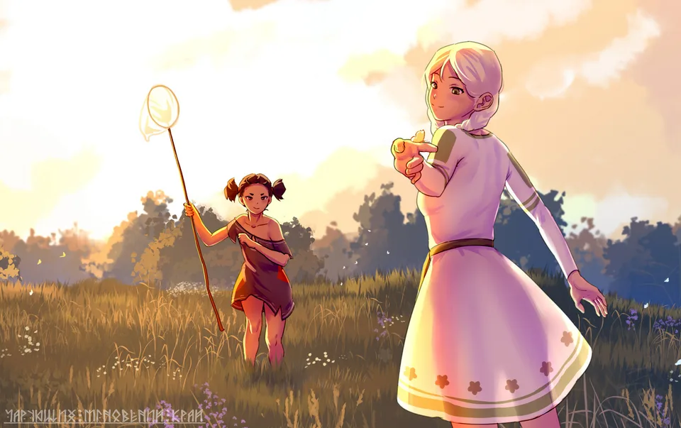 IskanderednaksI · women · standing · plants