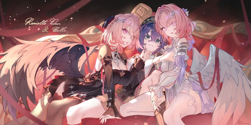anime · Zenless Zone Zero · Remielle Dan (Zenless Zone Zero) · Belle (Zenless Zone Zero)