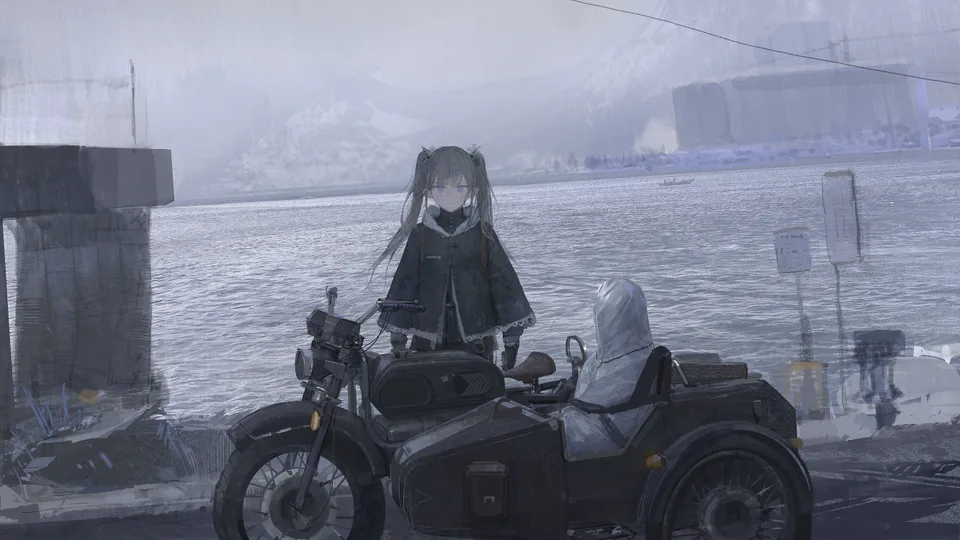 PainDude _ · motorcycle · looking at viewer · water