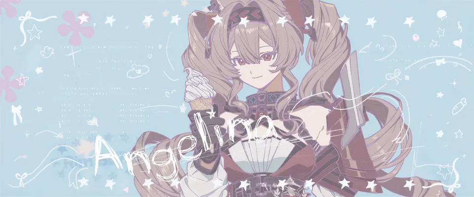 Arknights · long hair · Angelina (Arknights) · anime games
