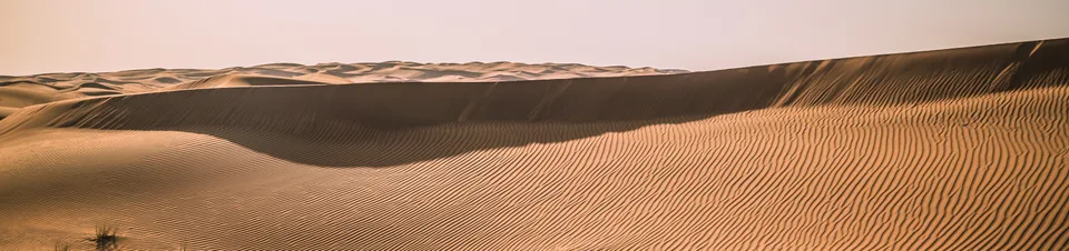 Dunes in the desert near Dubai