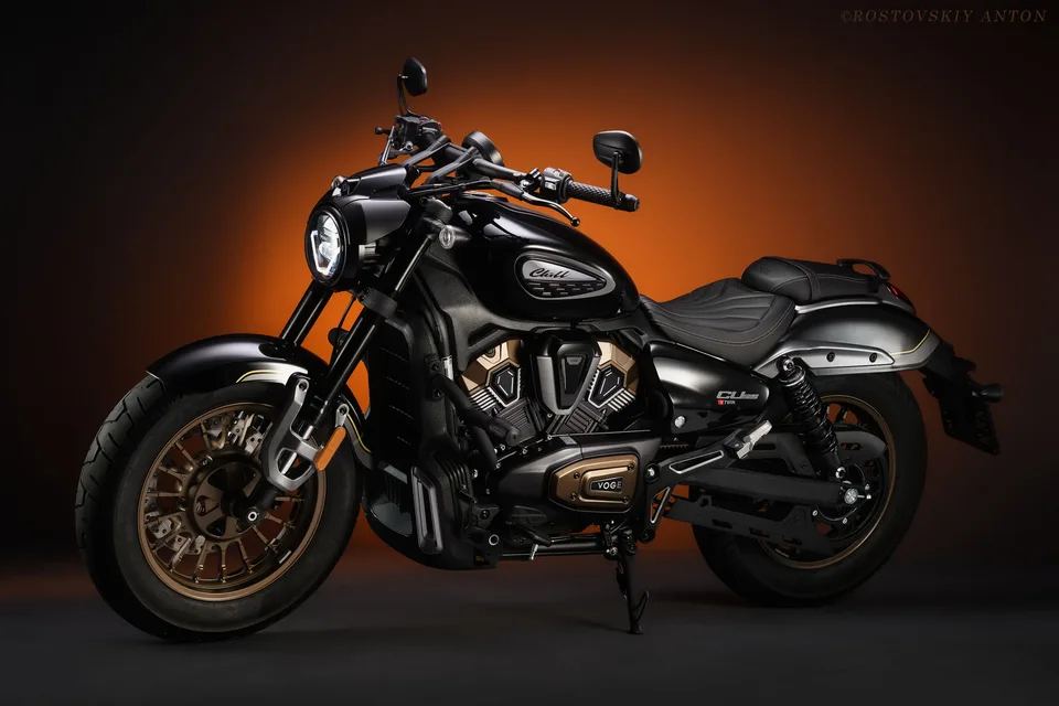Anton Rostovskiy · motorcycle · black · orange