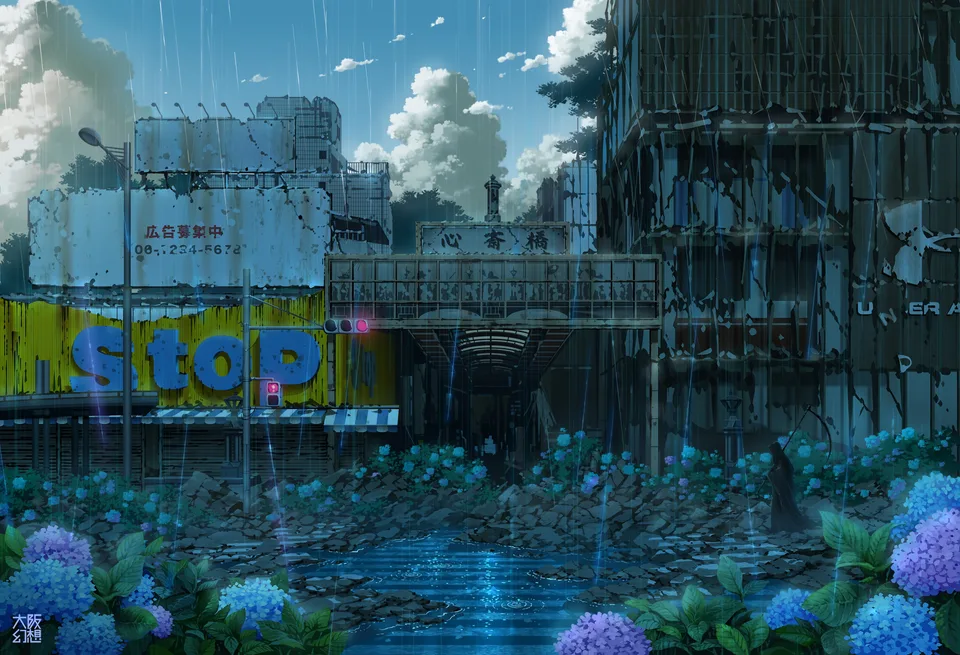 TokyoGenso · Osaka · ruins · flowers