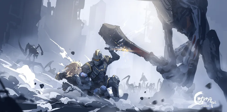 Cupoi · Pixiv · Helldivers 2 · ruins