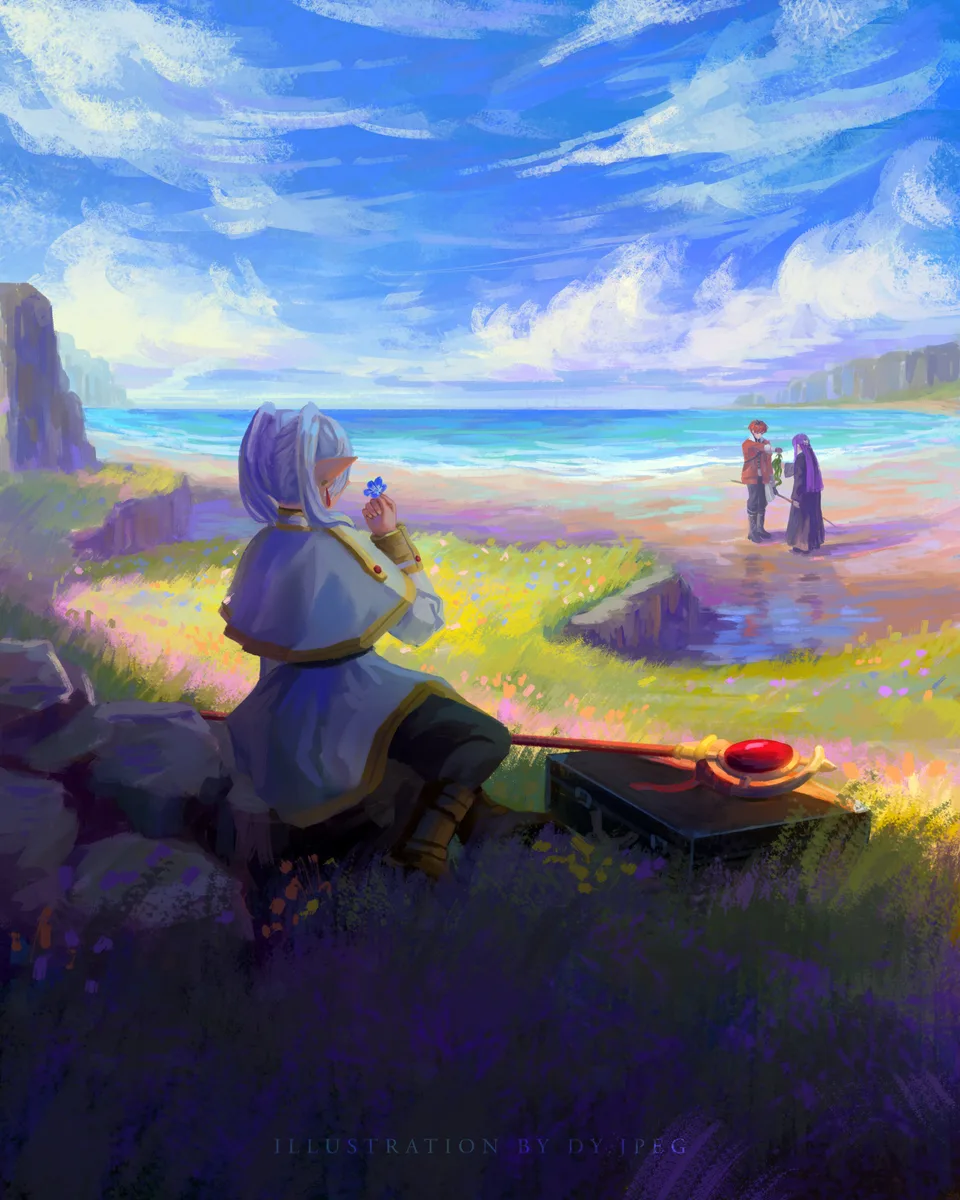 Dy.JPEG · Sousou No Frieren · Frieren · Fern (Sousou No Frieren)