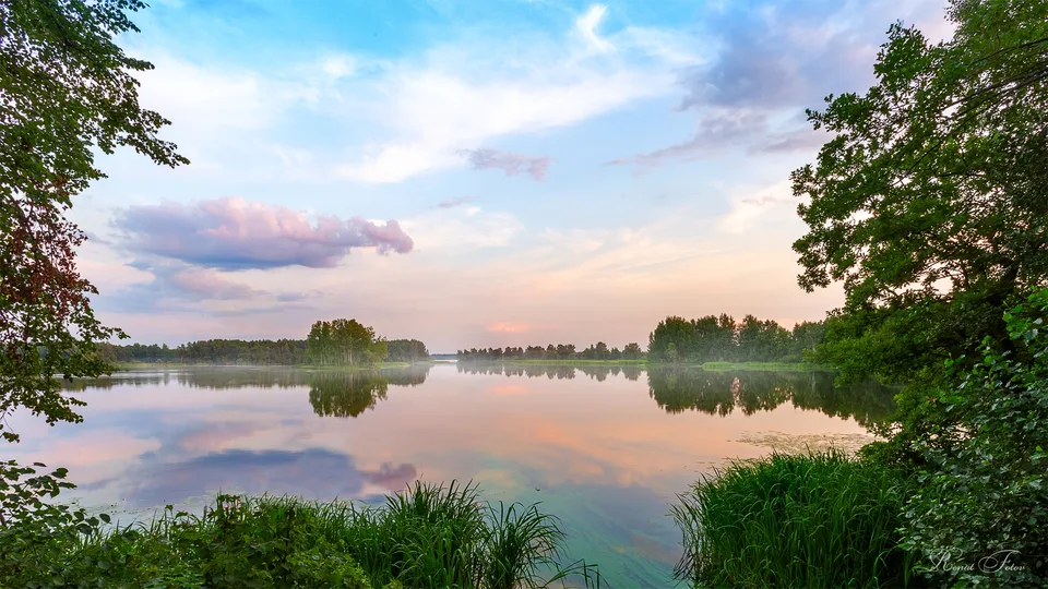 Renat Fotov · landscape · lake · trees