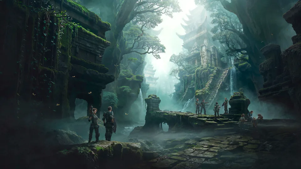 Guillem H. Pongiluppi · ArtStation · plants · trees