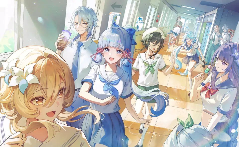 Datsha · Furina (Genshin Impact) · Lumine (Genshin Impact) · Kamisato Ayaka (Genshin Impact)