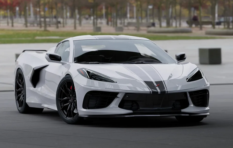 Corvette · sports car · white cars · supercars