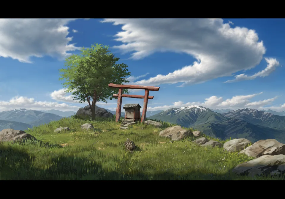 Sumassha t t · Pixiv · plants · trees
