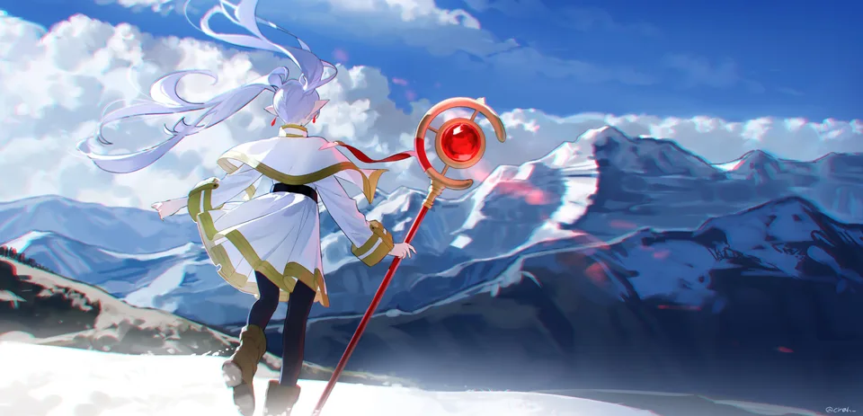 Cinah · Sousou No Frieren · Frieren · mountains