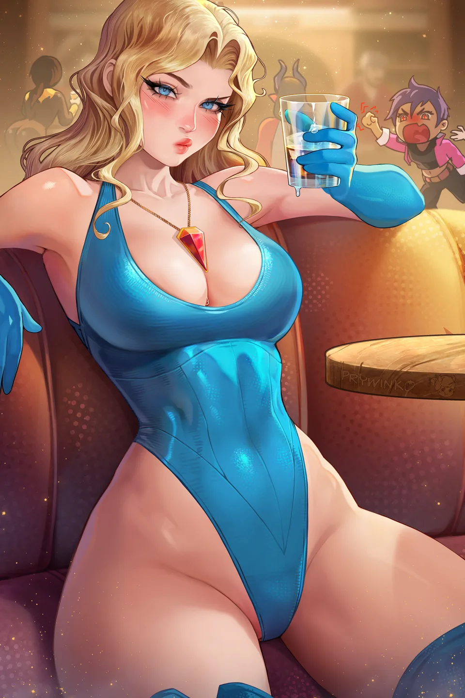 Blonde Blazer · Dispatch · video game girls · blonde