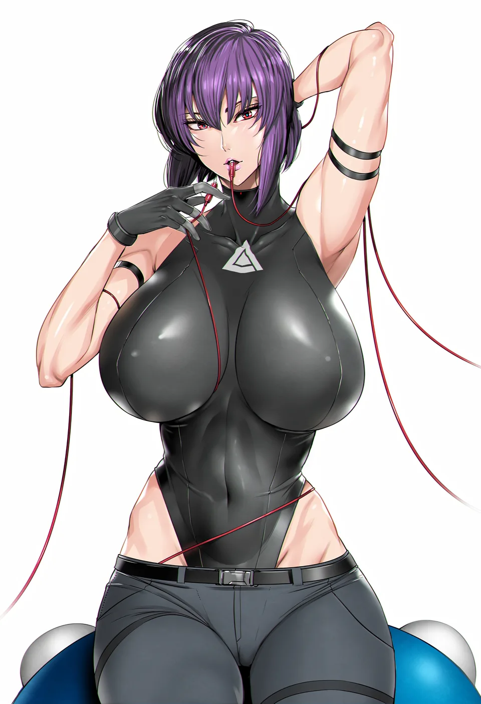 fei (maidoll) · big boobs · Kusanagi Motoko · gloves