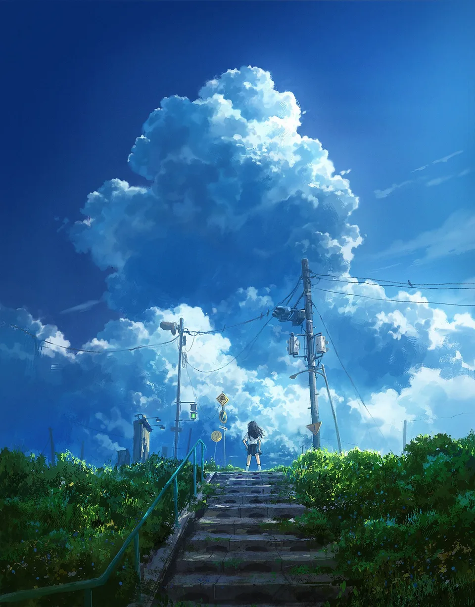 Cycle Circle · ArtStation · sky · clouds