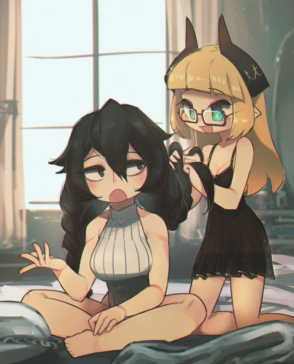 Porforever · original characters · women · blonde