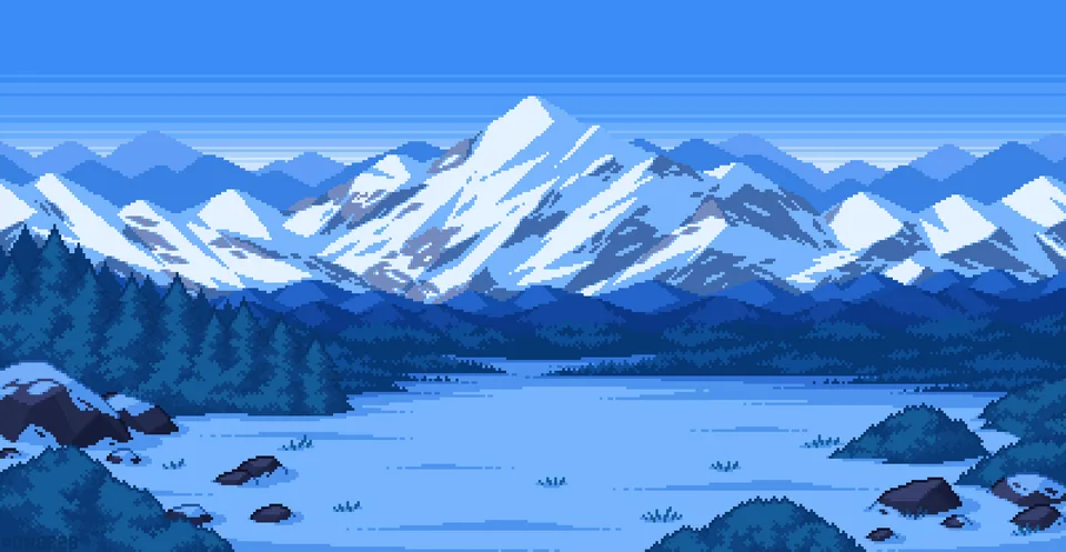 Onor28 · pixels · pixel art · landscape