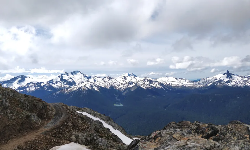 Garibaldi Provincial Park from Whistler Peak
