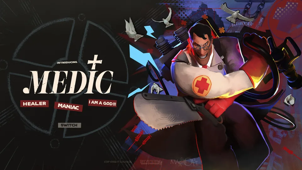 Max Shortt · Team Fortress 2 · Deadlock · video game art