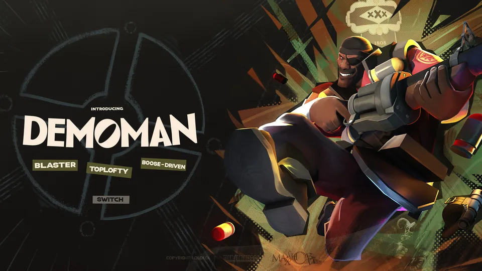 Max Shortt · Team Fortress 2 · Deadlock · video game art
