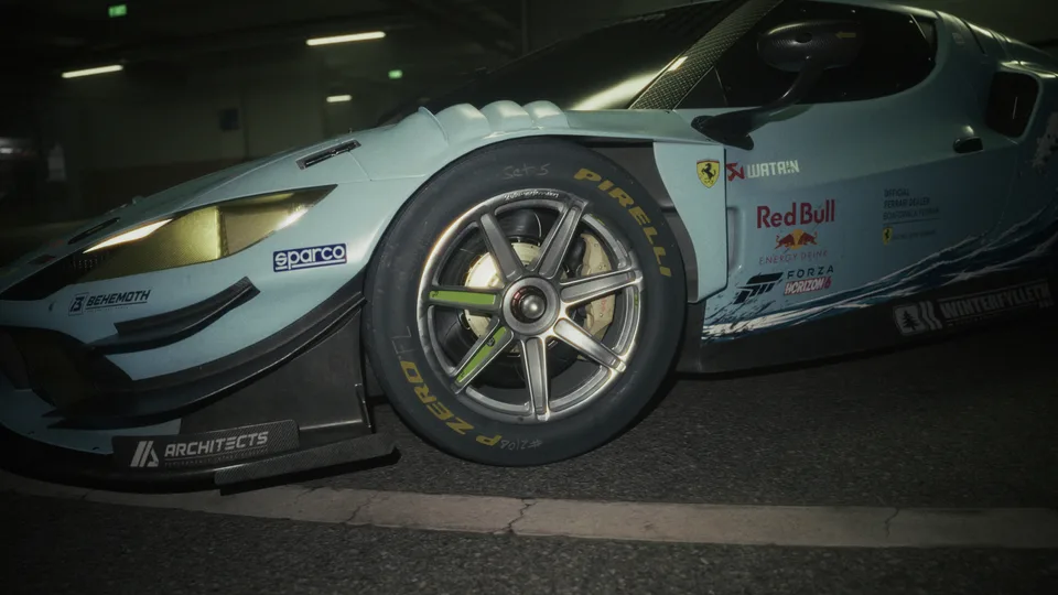 supercars · sports car · car · parking lot