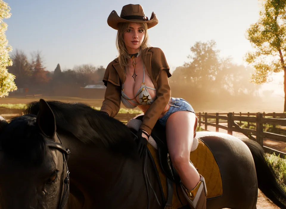 Serena (The First Descendant) · The First Descendant · cowgirl · cowboy hats