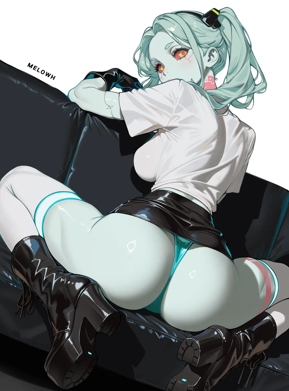 anime girls · anime · Melowh · cyberpunk