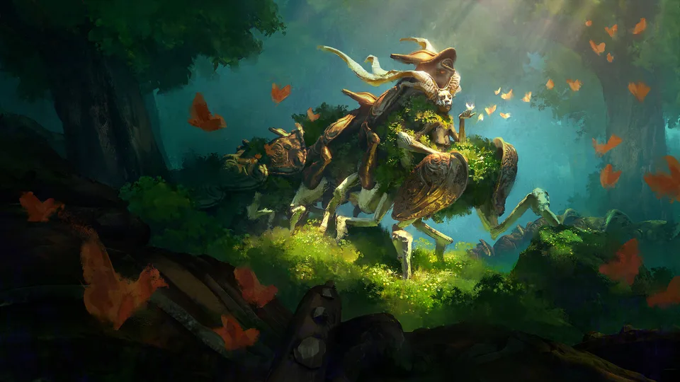 Thomas Stoop · ArtStation · plants · trees