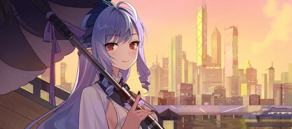 Zenless Zone Zero · Vivian (Zenless Zone Zero) · cityscape · sideboob