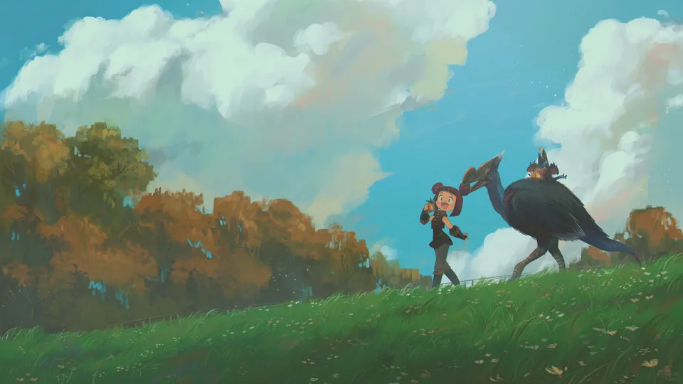 Porforever · fantasy art · original characters · sky