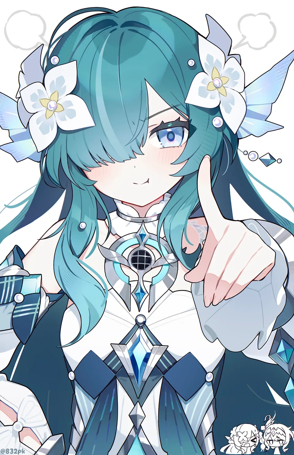 Odette (Genshin Impact) · Vodyanitsa (Genshin Impact) · Genshin Impact · long hair