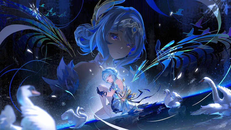 Genshin Impact · Odette (Genshin Impact) · Yu e baba · centered