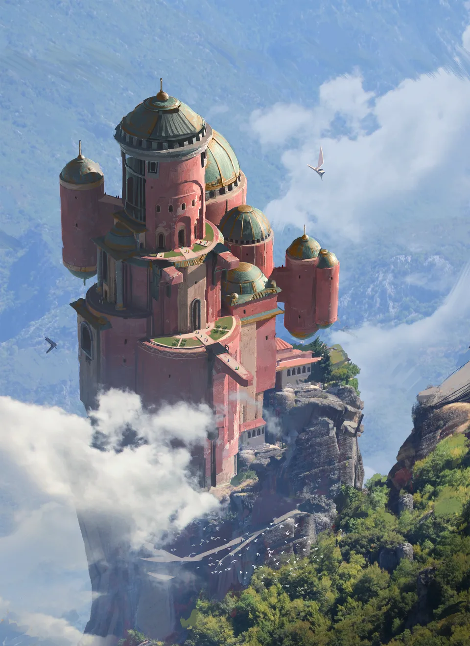 Charles Dauphin · ArtStation · digital art · clouds