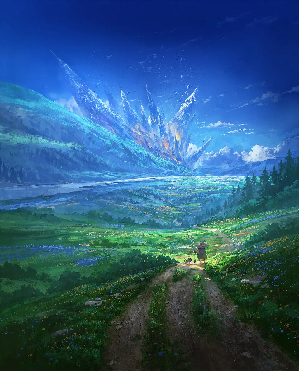 Cycle Circle · ArtStation · sky · clouds