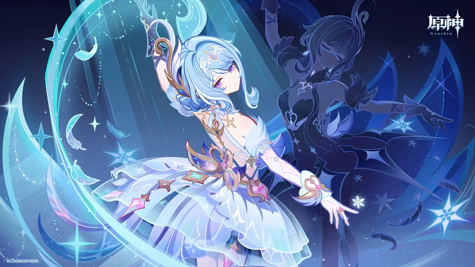 Odette (Genshin Impact) · Genshin Impact · dress · dancing