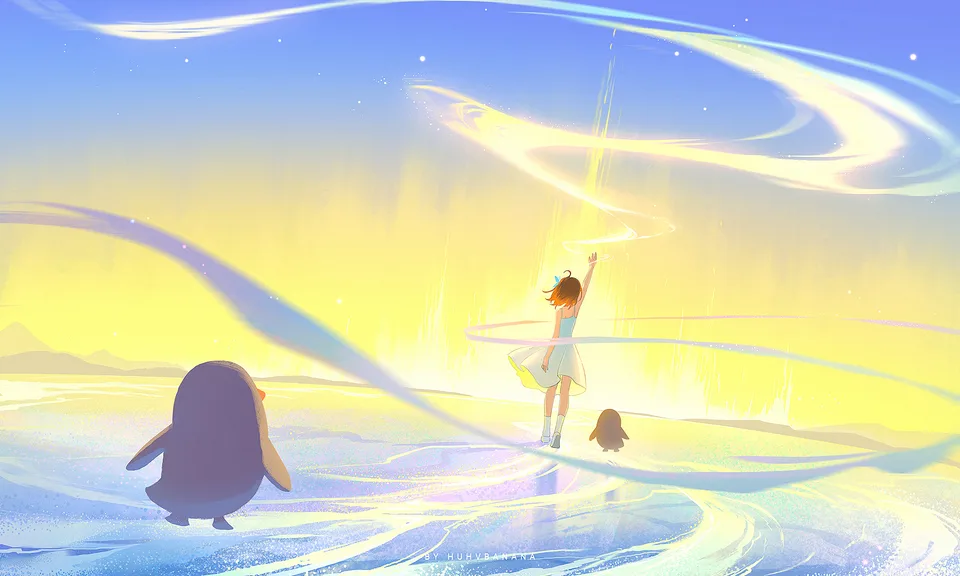Huhv. · Pixiv · anime girls · standing