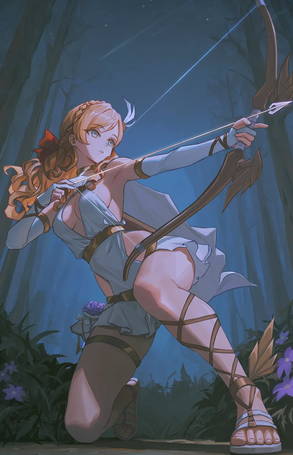 anime · anime girls · illustration · blonde
