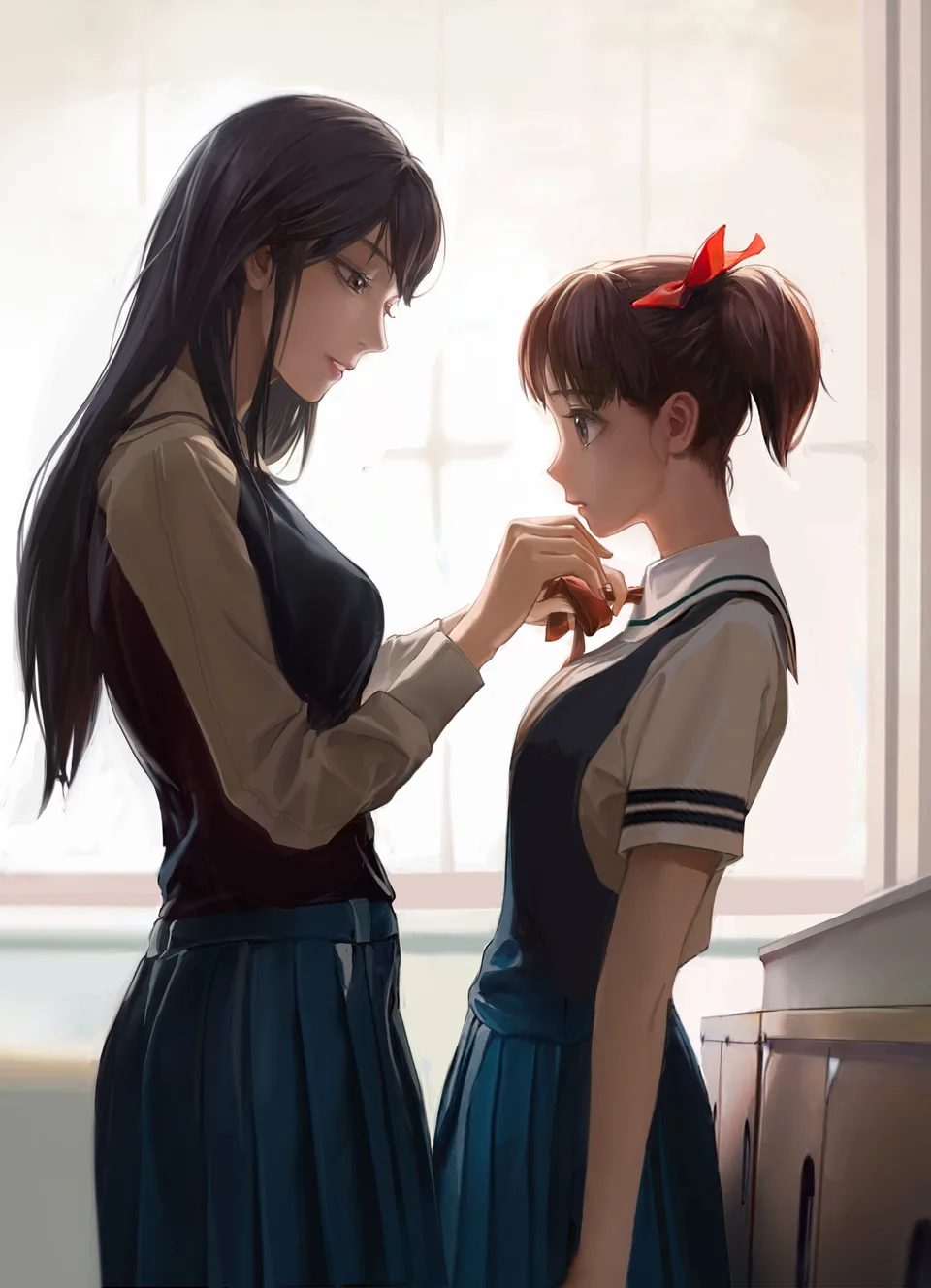 anime girls · anime · leesuyeon · Fukuzawa Yumi