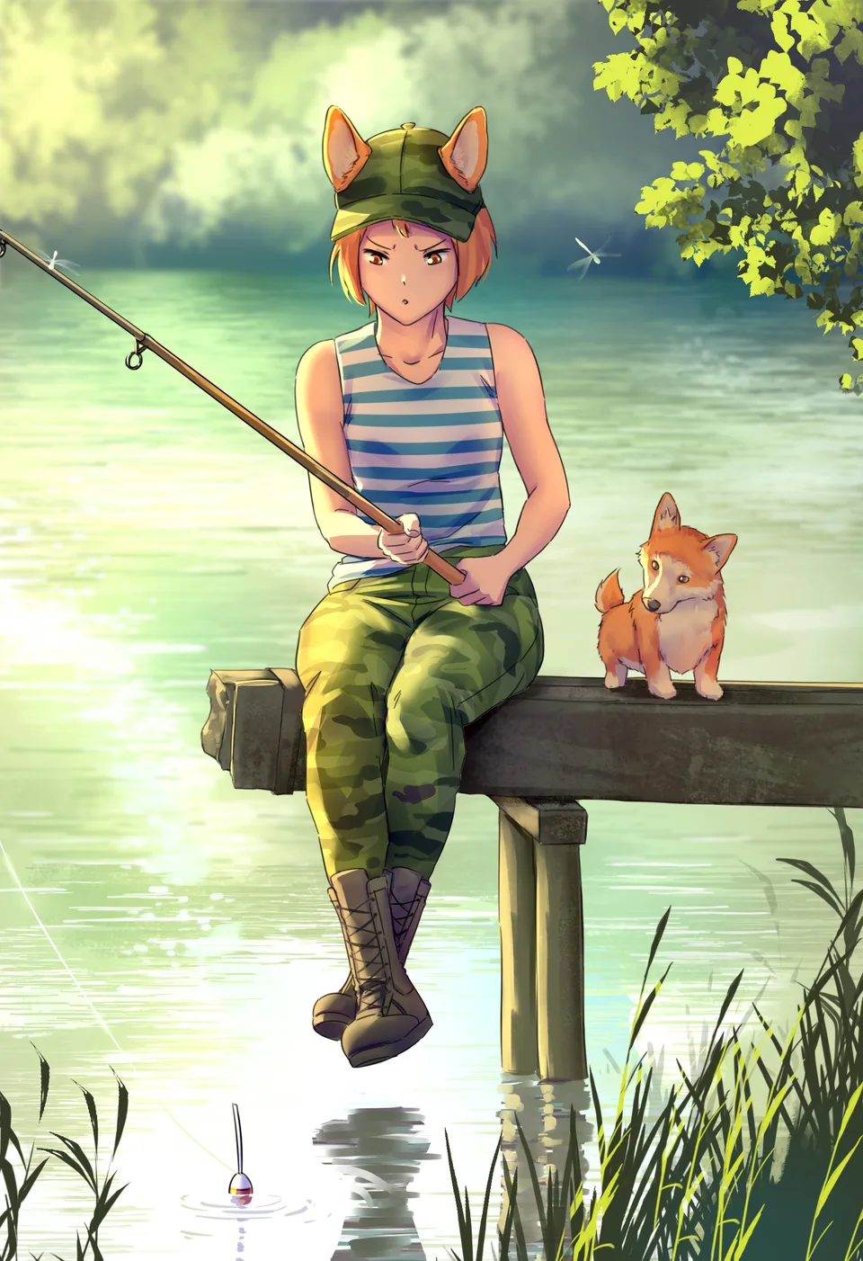 IskanderednaksI · original characters · redhead · plants