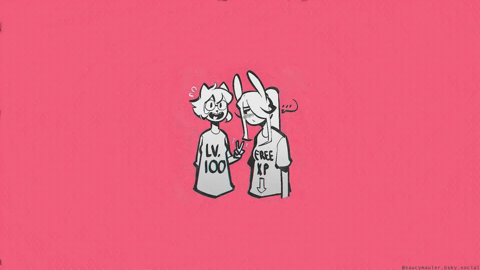 saucymauler · cat girl · bunny girl · T-shirt