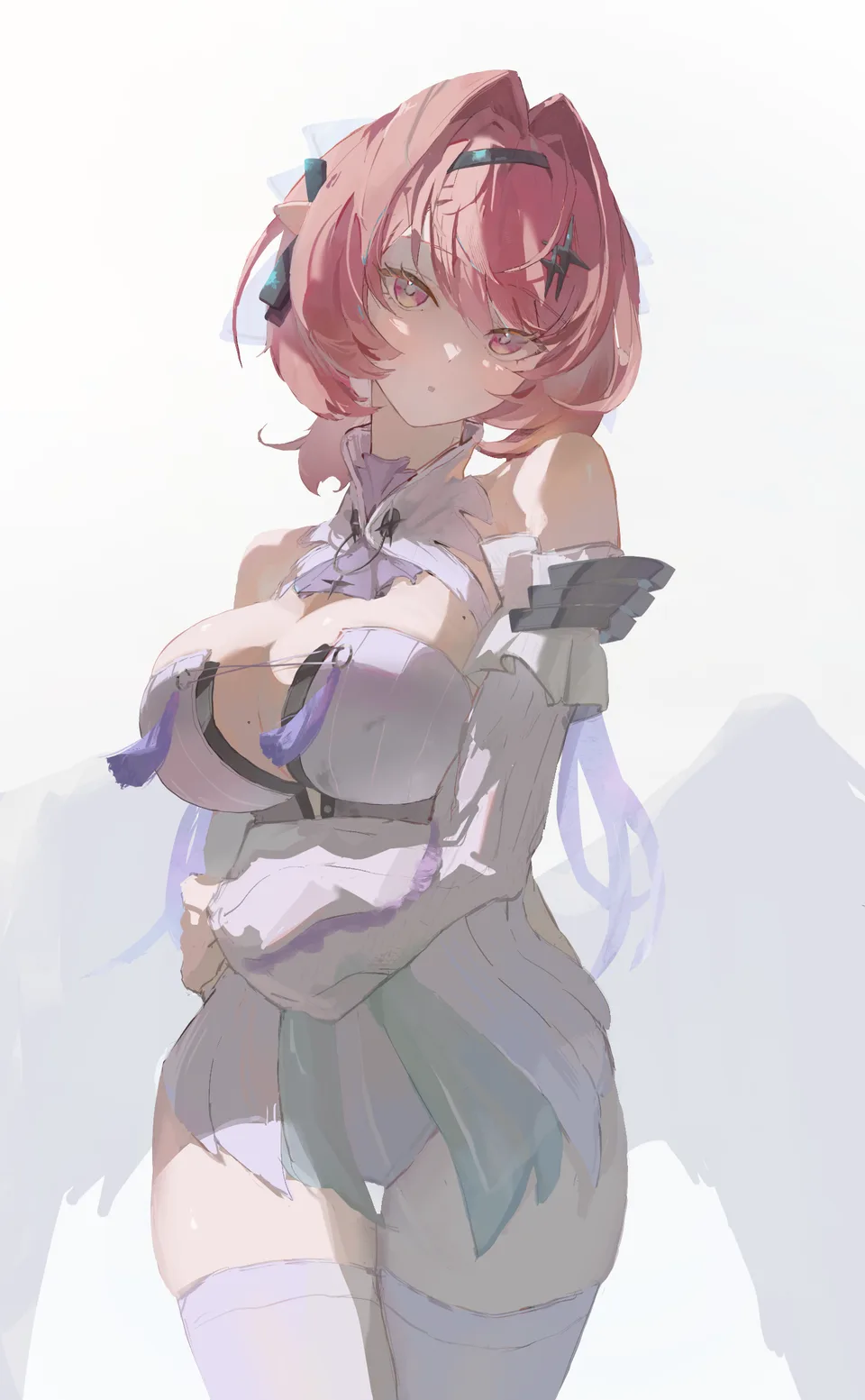 Remielle Dan (Zenless Zone Zero) · Zenless Zone Zero · wings · simple background